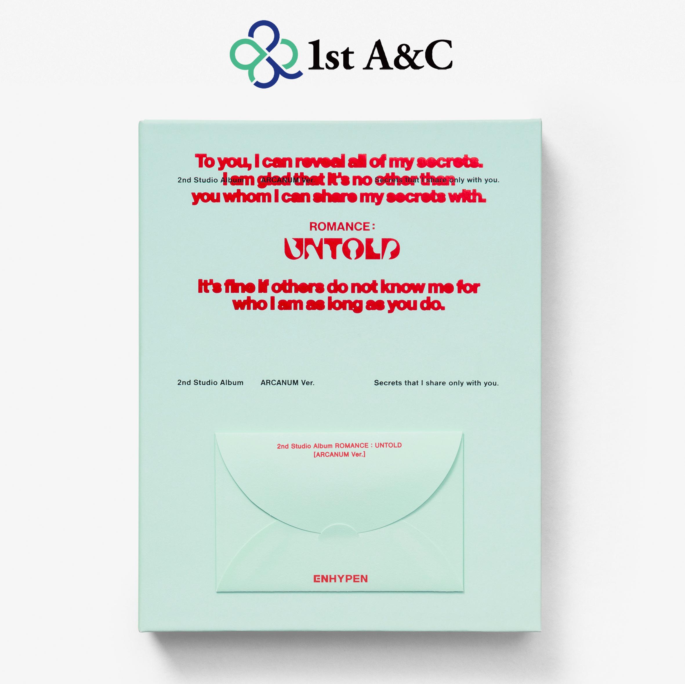 ENHYPEN アルバム ROMANCE UNTOLD ENHYPEN ROMANCE UNTOLD 正規 2集 ARCANUM