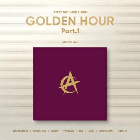 8種セット ATEEZ 10th Mini Album GOLDEN HOUR Part 1 DIGIPACK
