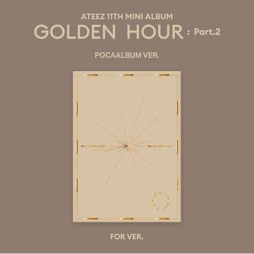 ATEEZ - 11th Mini Album GOLDEN HOUR Part 2 POCAALBUM FOR VER