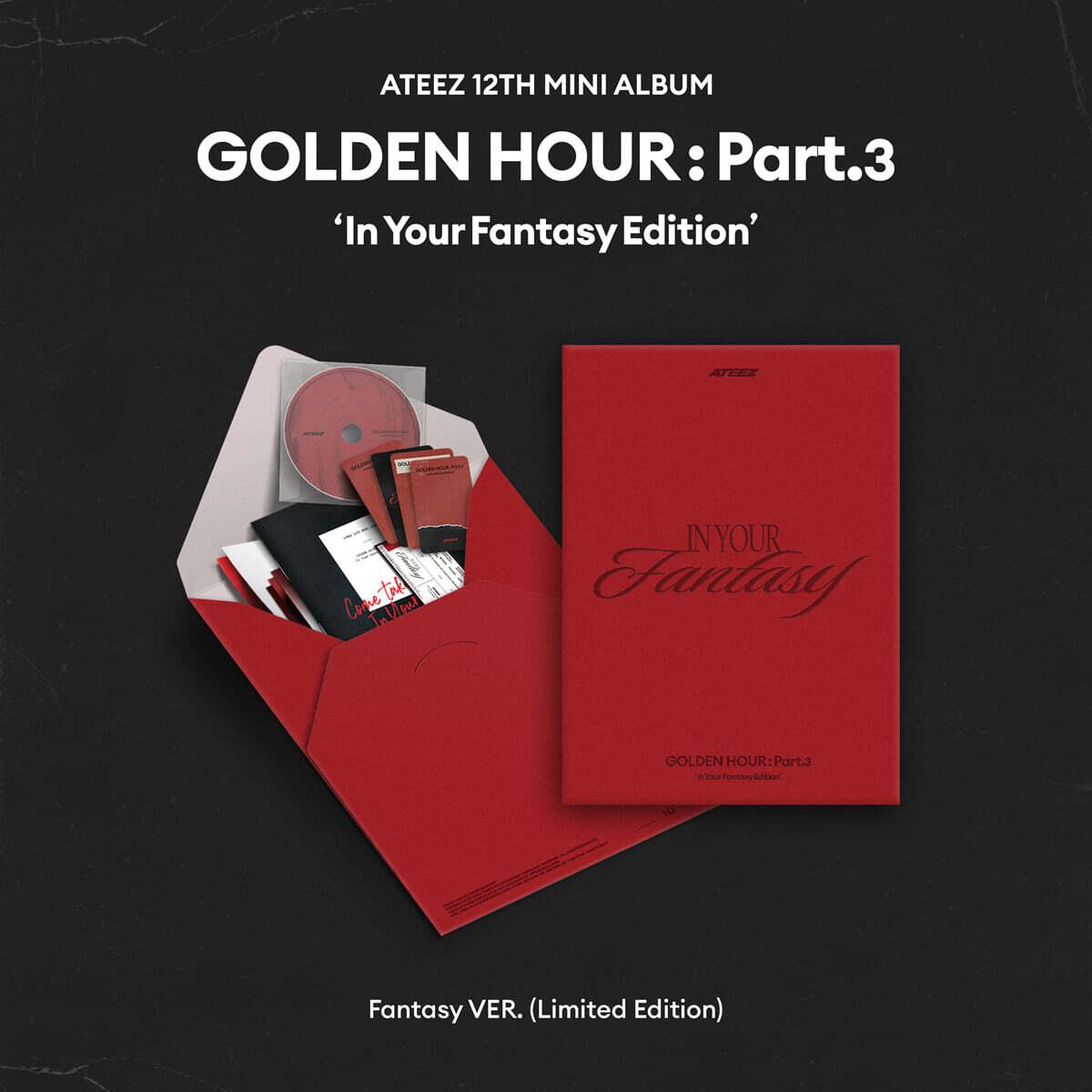 ATEEZ - GOLDEN HOUR Part 3 In Your Fantasy Edition Limited