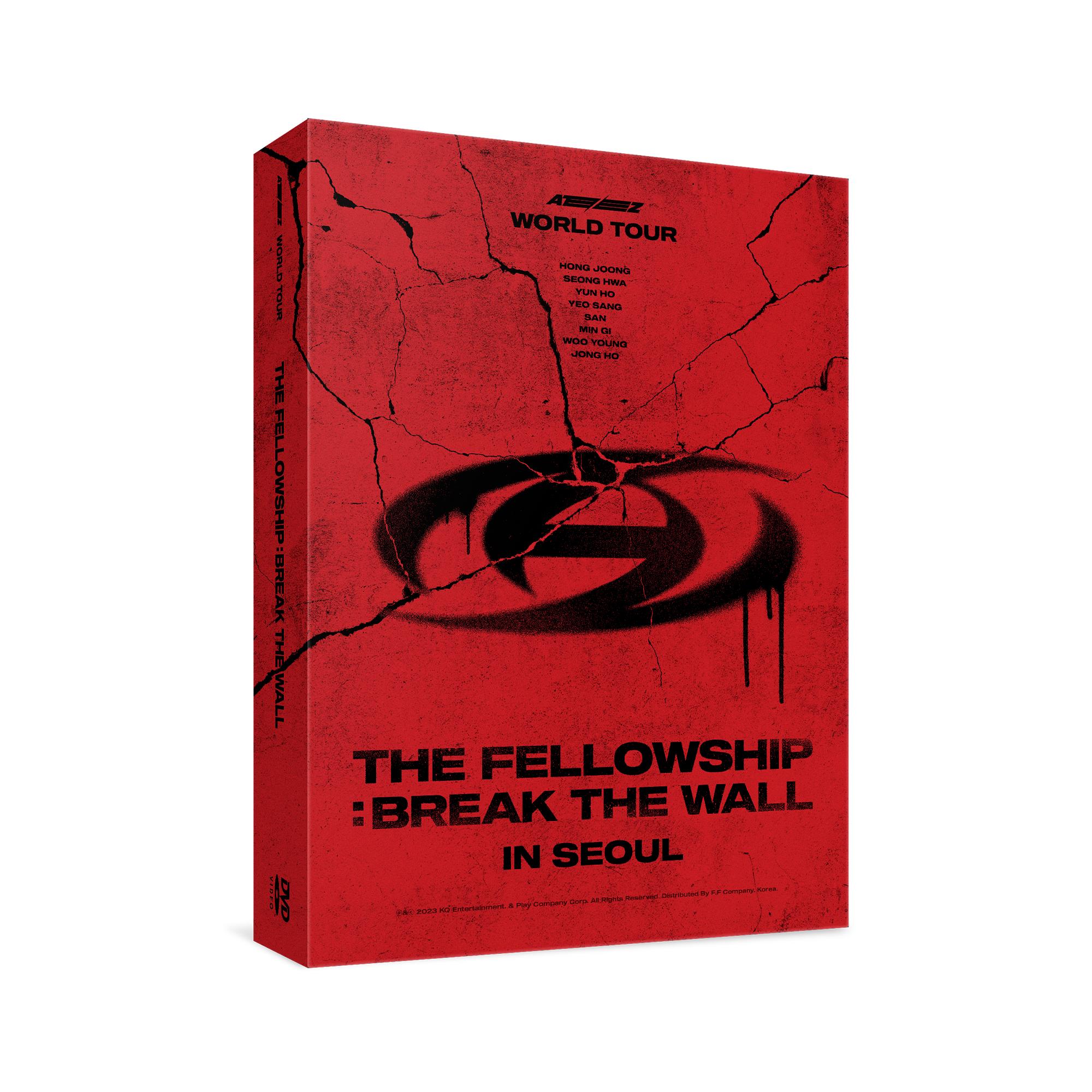 ATEEZ WORLD TOUR THE FELLOWSHIP BREAK THE WALL IN SEOUL DVD (2 DISCS)