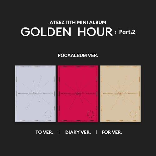 ATEEZ GOLDEN HOUR 2 Mini 11th Album GOLDEN HOUR Part.2 POCA POCAALBUM