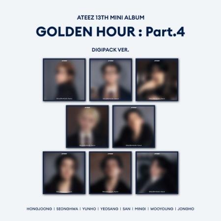 [DIGIPAK] ATEEZ アルバム ATEEZ ミニ13集 GOLDEN HOUR Part4 ランダム