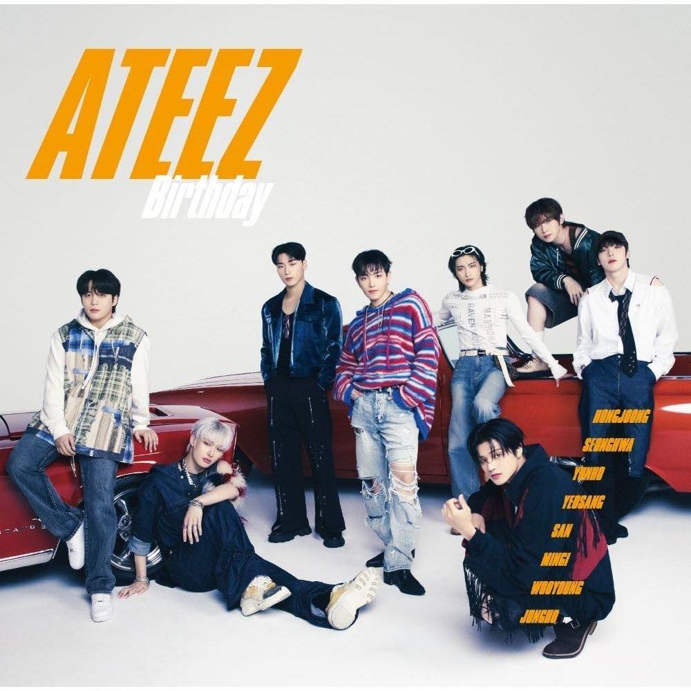 ATEEZ エイティーズ 日本盤アルバム CD 特典フォトカード Birthday プライス盤