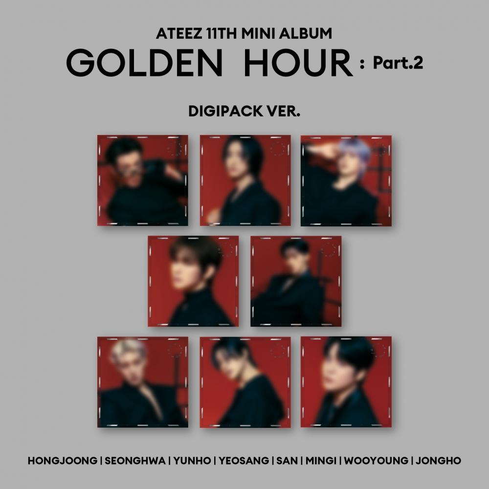 (バージョン選択) ATEEZ - 11th Mini Album [GOLDEN HOUR Part2] DIGIPAK