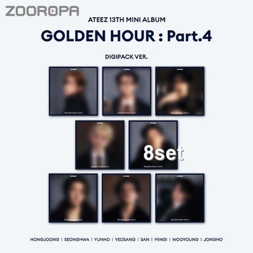 [8種セット] ATEEZ GOLDEN HOUR Part 4 DIGIPAK