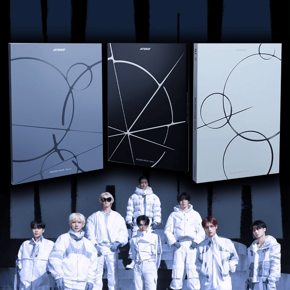 (3種セット) ATEEZ エイティーズ アルバム ミニ13集 GOLDEN HOUR Part 4 ATEEZ 通常盤