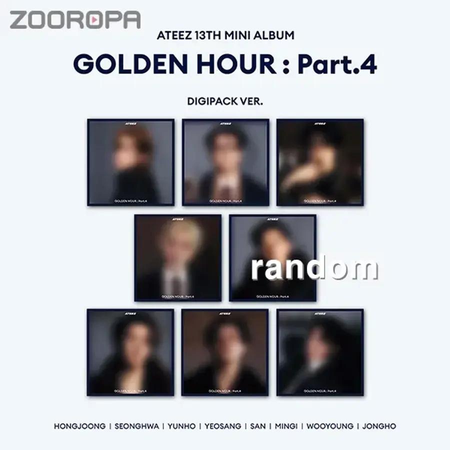 [ランダム] ATEEZ エイティーズ GOLDEN HOUR Part 4 DIGIPACK