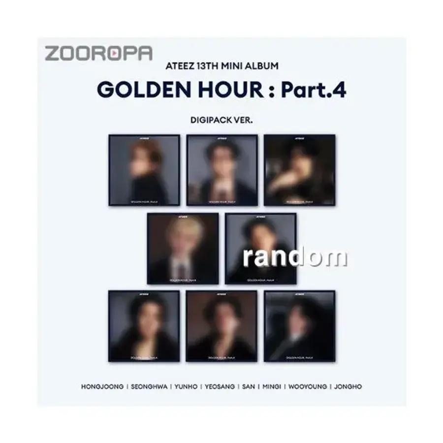 [特典ポカ含む/ランダム] ATEEZ エイティーズ GOLDEN HOUR Part 4 DIGIPACK