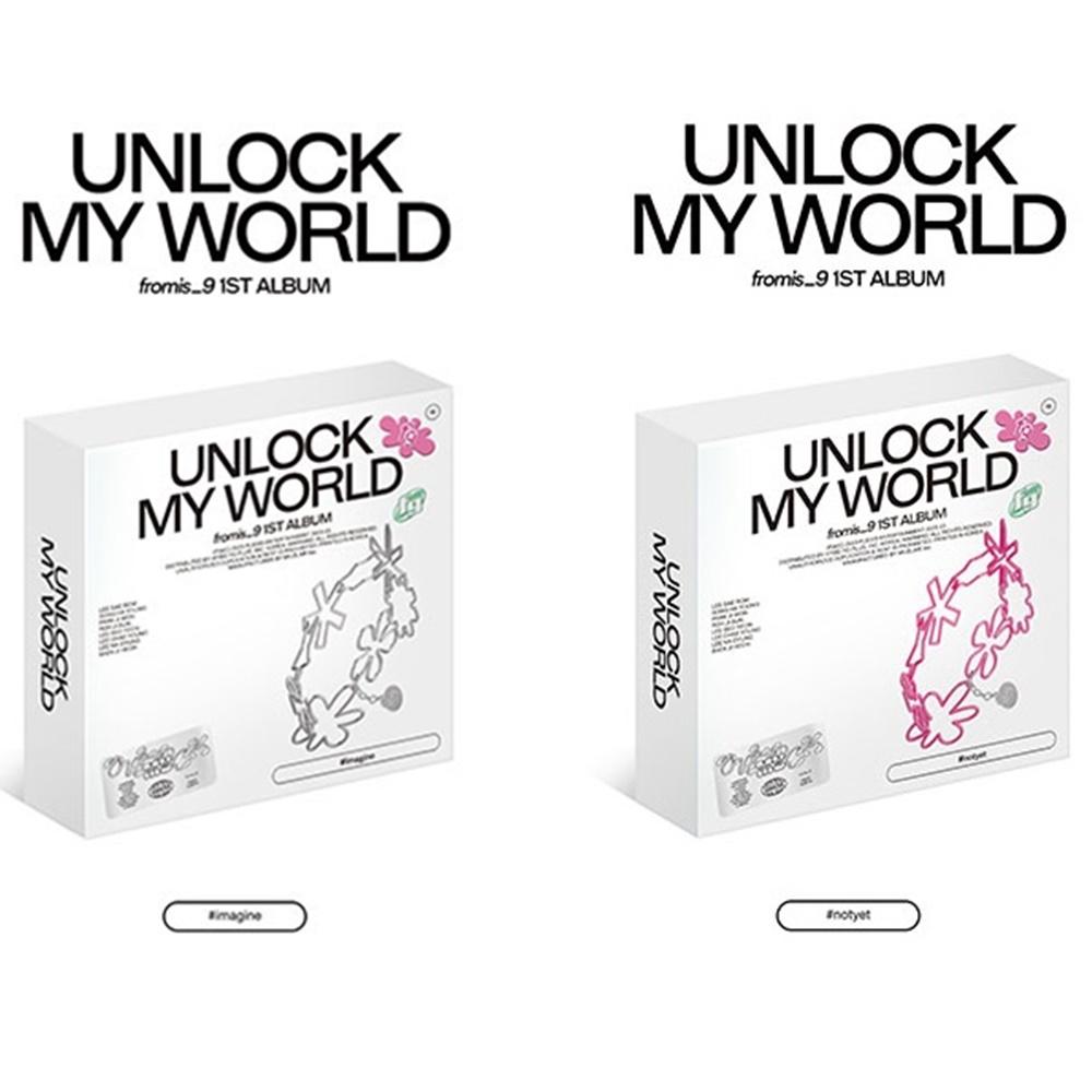 Genie Music 2種セット fromis_9 正規1集 Unlock My World キット - Image 1
