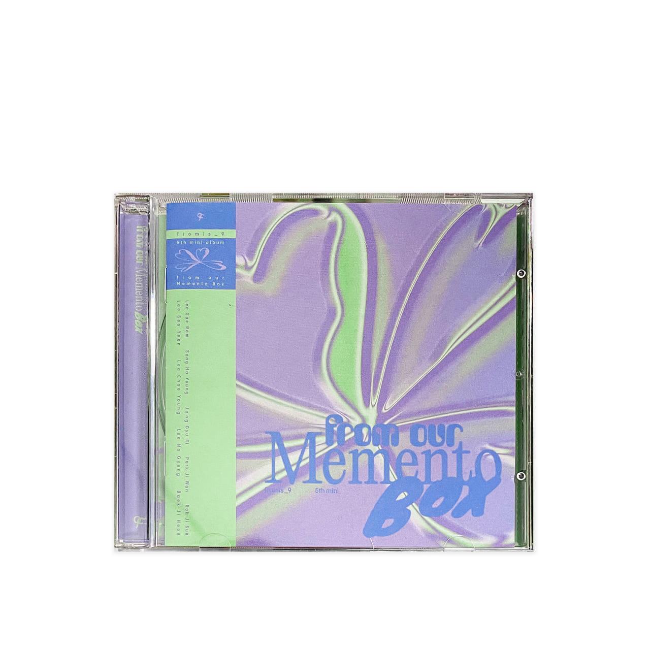 fromis_9 Mini 5集 アルバム from our Memento Box ジュエル