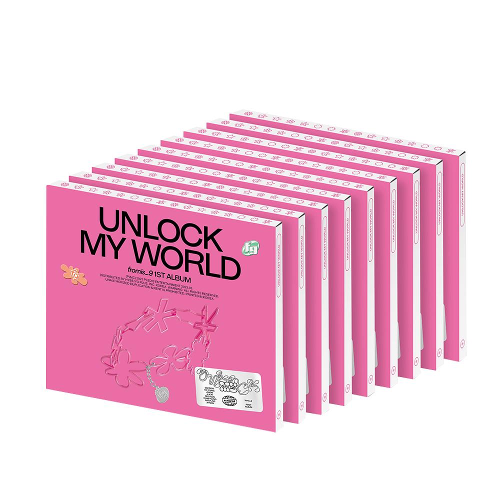 fromis_9 1st Album UNLOCK MY WORLD ボックス Compact バージョン ランダム