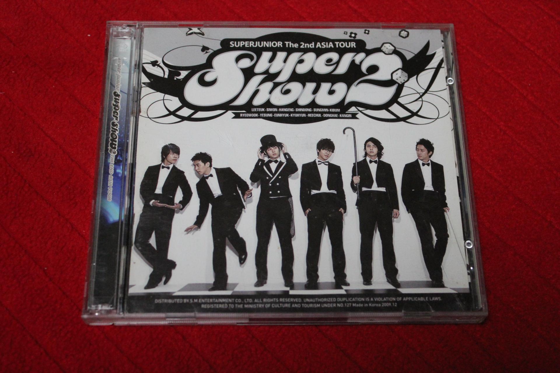 1583 中古CD/ SUPER JUNIOR - SUPER SHOW 2 (THE 2ND ASIA TOUR CONCERT) 2CD / 状態良