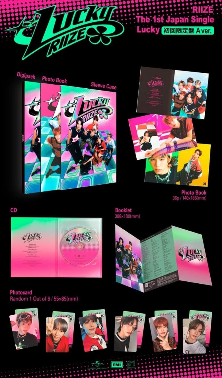 RIIZE Lucky 初回限定盤 日本シングル アルバム CD Photobook