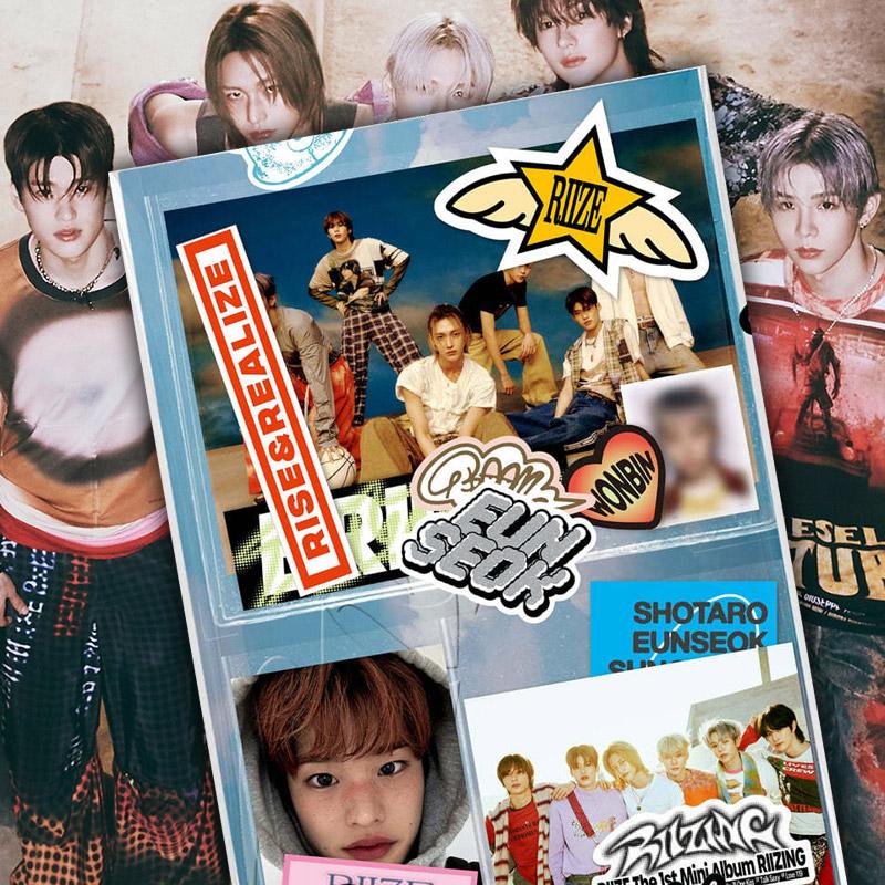 RIIZE アルバム RIIZING ミニ1st + 特典 コレクトブック BOOM BOOM BASE