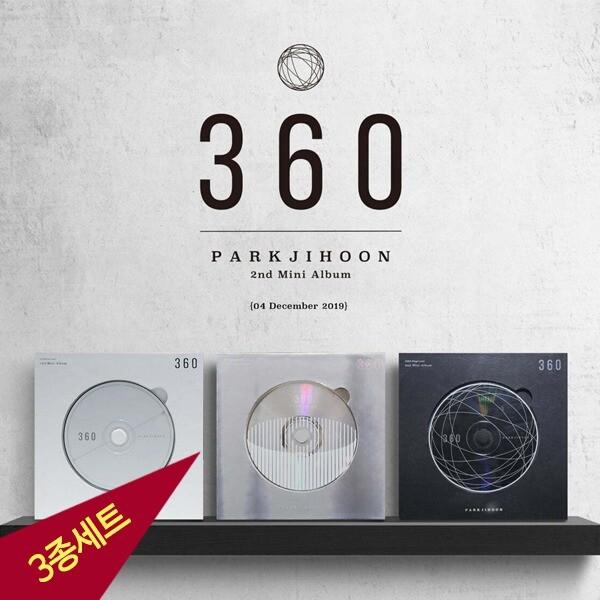 (Opened 3 Version Set) Park Ji Hoon Album 2nd Album 360 Strange