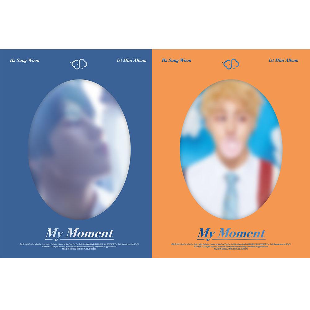 [2種セット] ハ・ソンウン (Wanna One) Mini Album My Moment 忘れないで + ポスター2種 포함