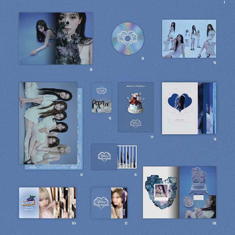 [未開封限定盤] NMIXX 正規1集 Blue Ver. - BLUE VALENTINE