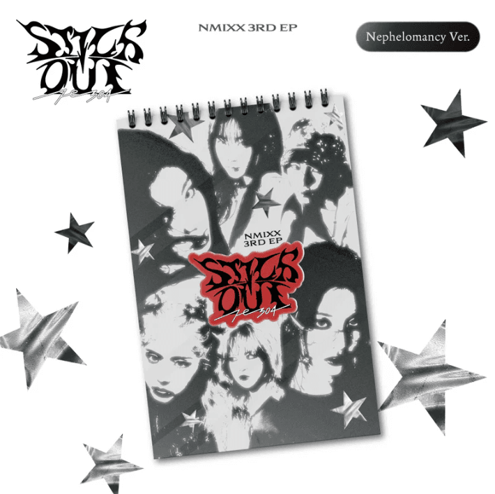 [nmixx] NMIXX ミニ 3集 STICK OUT 星星星 fe304 stick out [灰色]