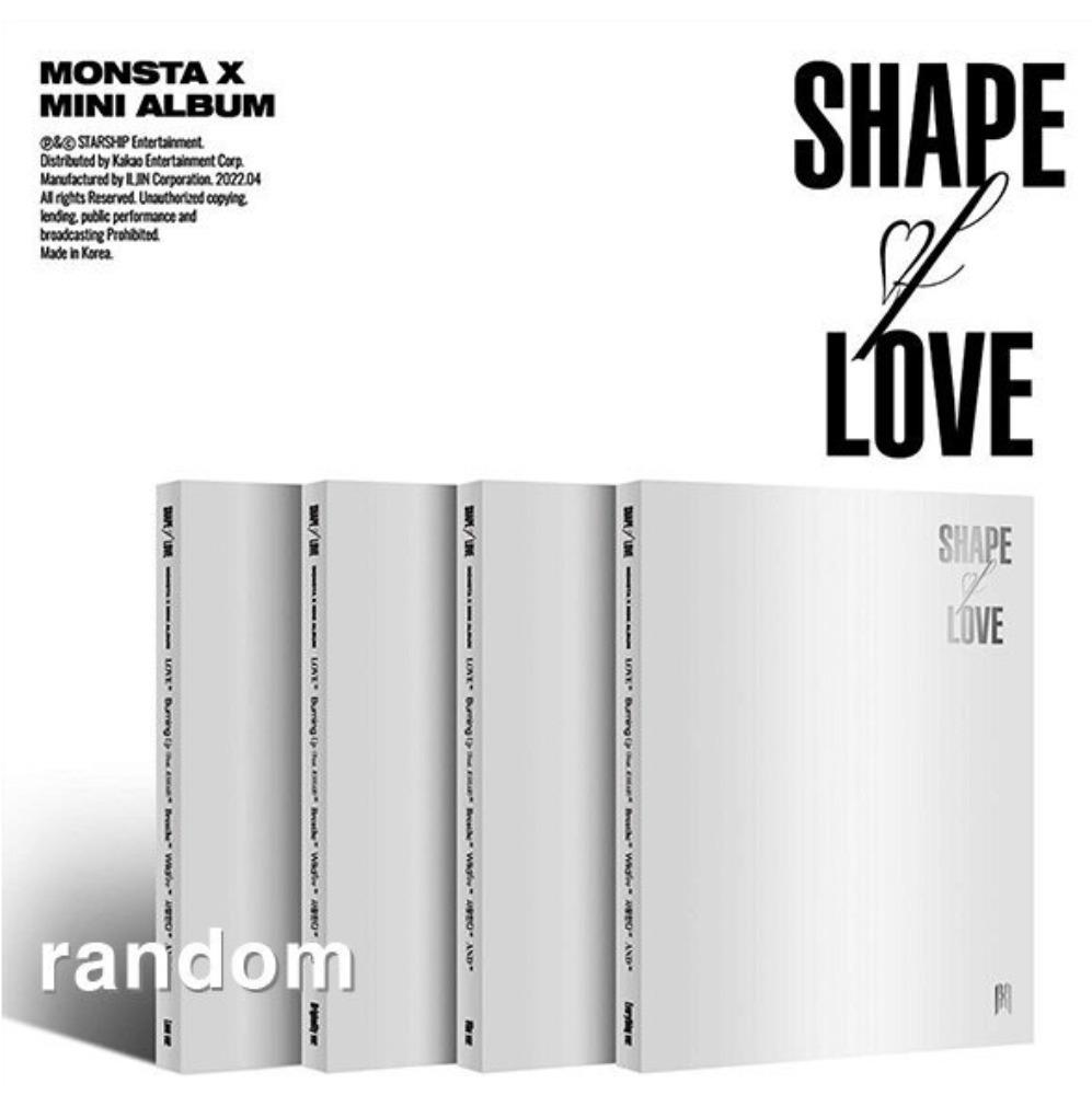 未開封CD MONSTA X 11th Mini Album - Shape Of Love ランダム Ver.