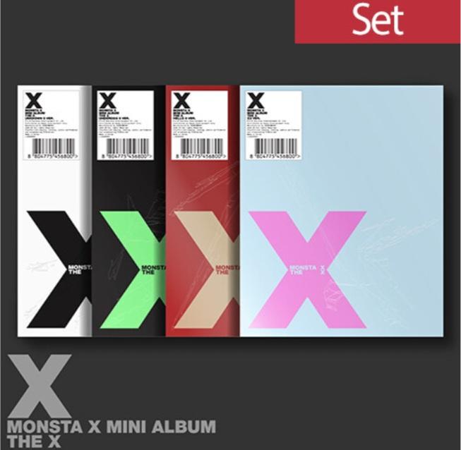 4種セット MONSTA X ミニ 13集 THE X 通常盤