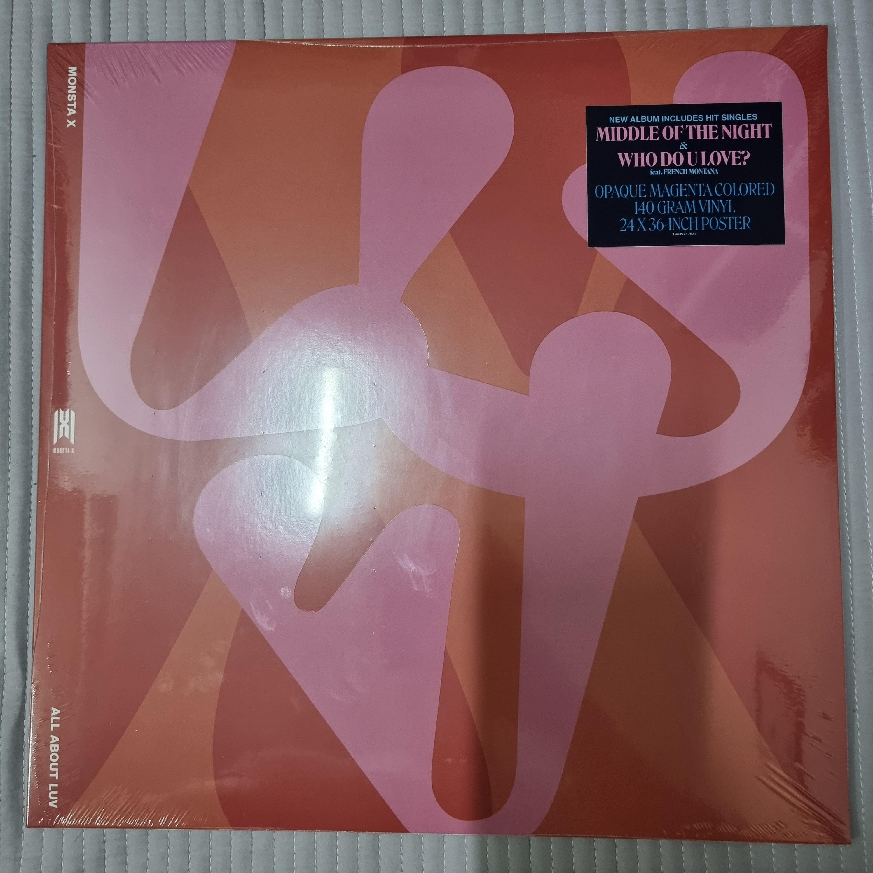 MONSTA X - All about luv LP マゼンタ限定盤 未開封LP