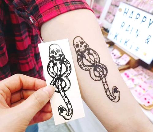 ハリーポッター タトゥーステッカー 死喰い人 タトゥーステッカー 死喰い人 マーク ステッカー