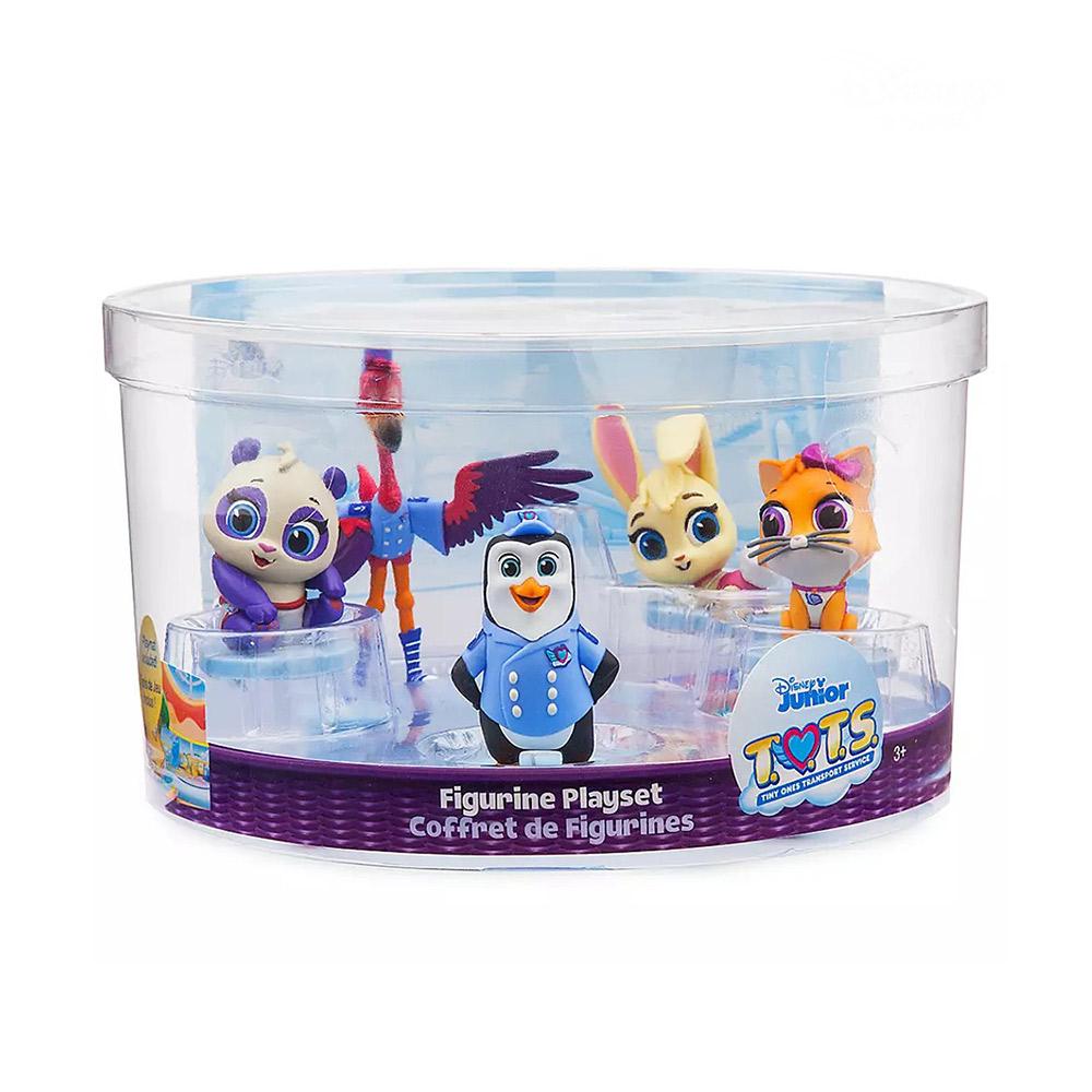 ディズニー ベイビー・ブロー・アス・アウェイ トッツ フィギュア マット セット ペンギン パンダ 猫 ウサギ