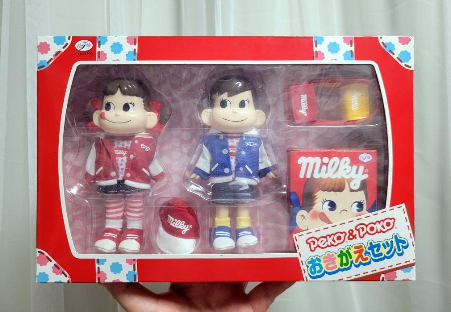 不二家 ペコちゃん/ペコポコ 着せ替えセット 未使用 (国内発送)