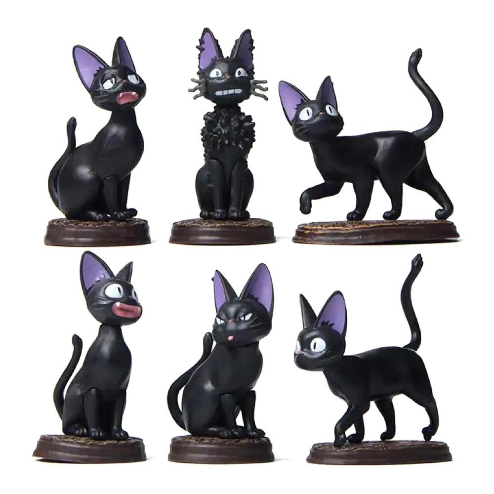 魔女の宅急便 ジジ ミニフィギュアセット 6pcs