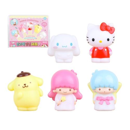 サンリオ 指人形 1弾 リトルツインスターズ ララ キキ シナモロール ポムポムプリン ハローキティ