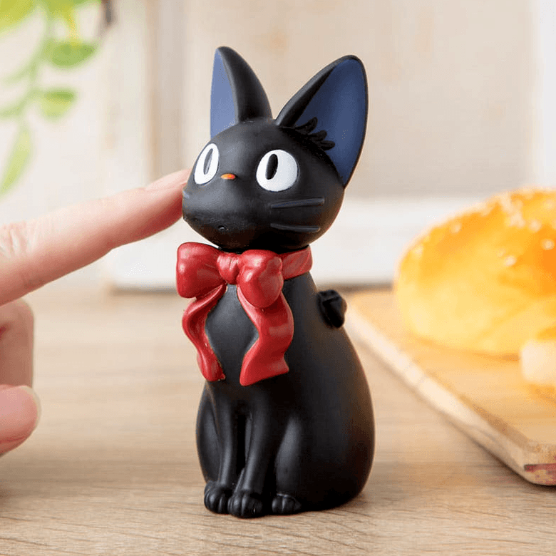 日本ジブリ 魔女の宅急便 キキ ジジ フィギュア ソフビフィギュア 黒猫