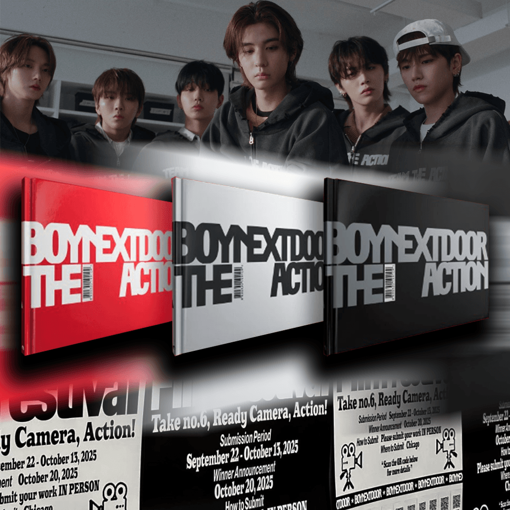 (3種セット)ボイネク アルバム BOYNEXTDOOR Mini 5th EP The Action フォトブック