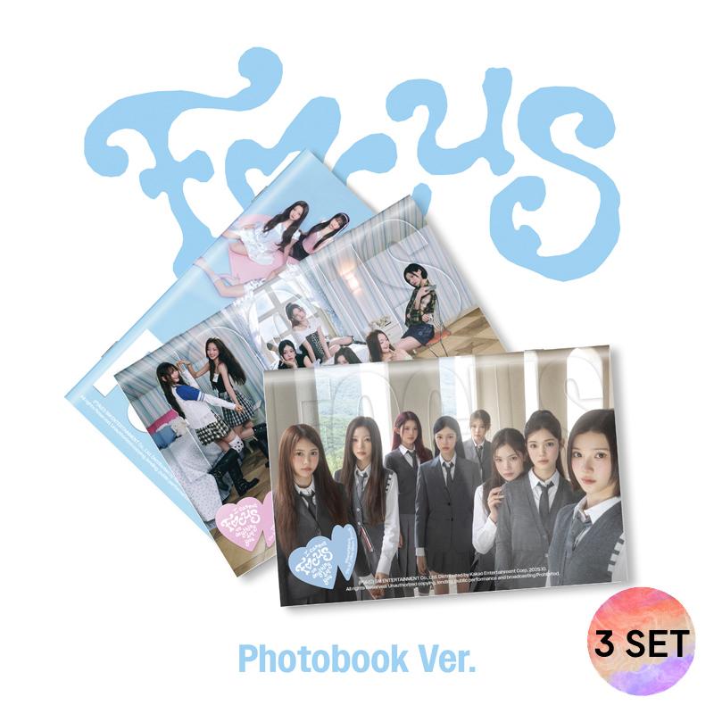 [3種 SET] Hearts2Hearts - ミニ 1集 FOCUS フォトブック