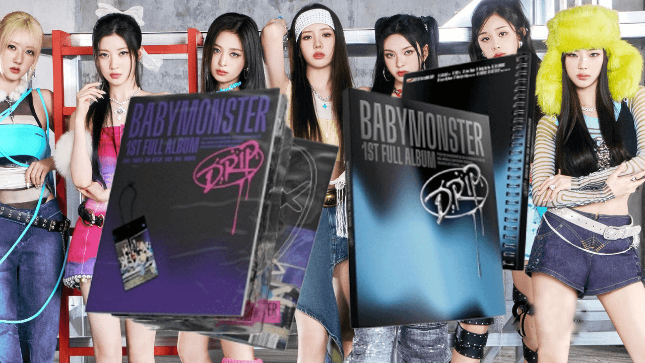 (2種セット) BABYMONSTER アルバム ベモン 1st Full Album DRIP 通常盤 (1+2)