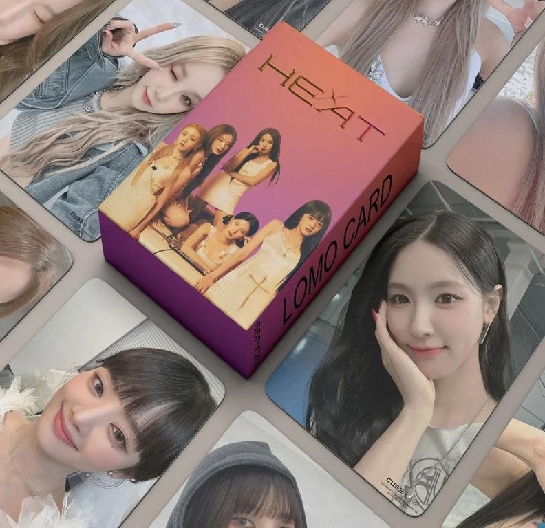 (G)I-DLE Photocards (3 Types HEAT) Miyeon Minnie Soyeon Yuqi Shuhua