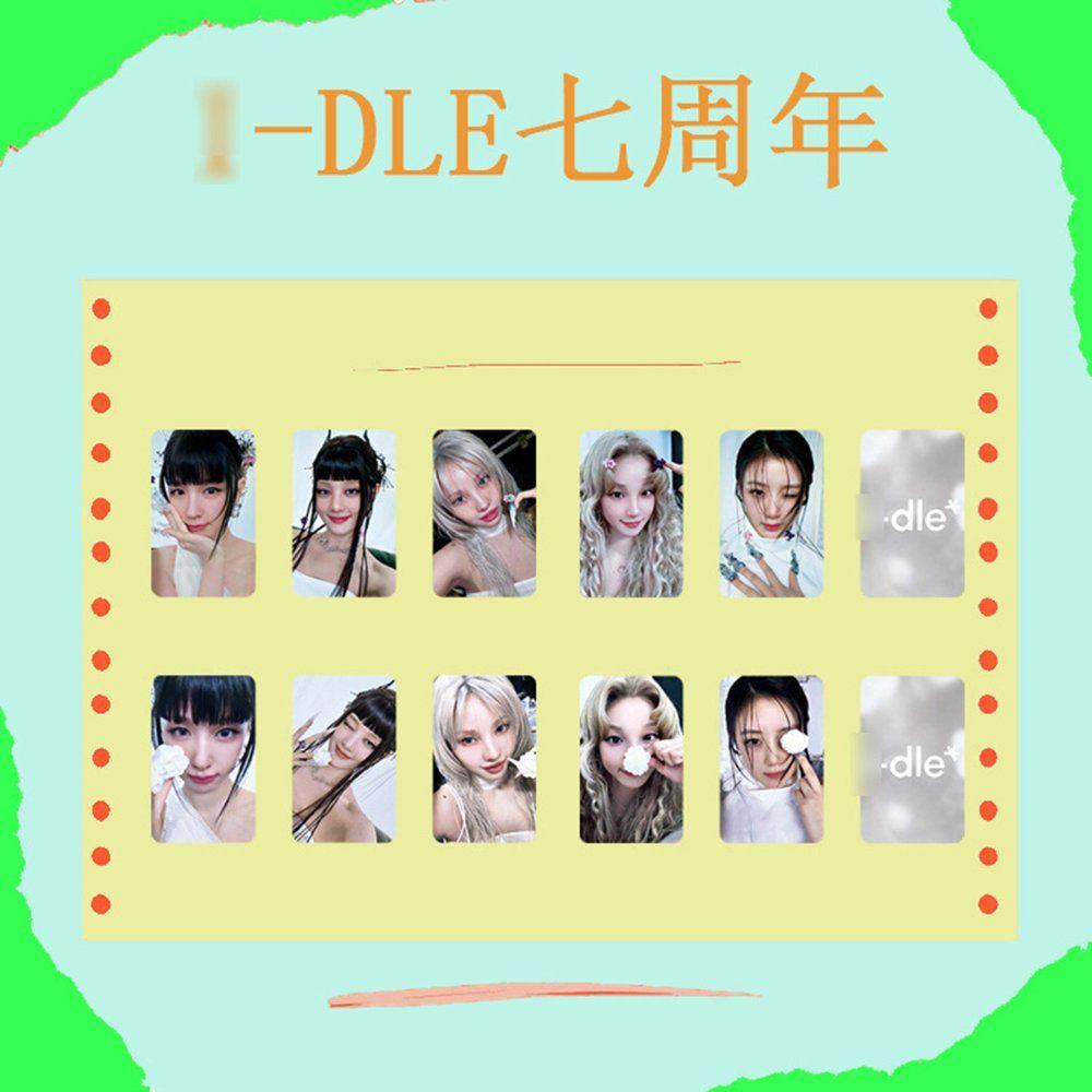 (g) i-dle 7周年 ポストカード 応援グッズ