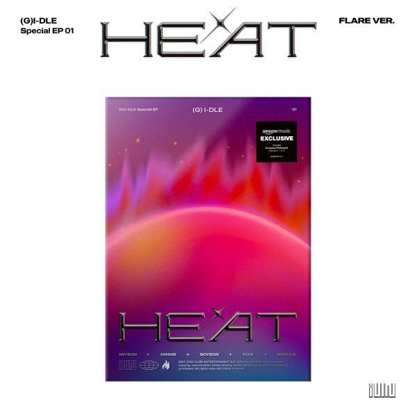 g i-Dle オーディオCD アルバム HEAT Exclusive FLARE VERSION アメリカ発送