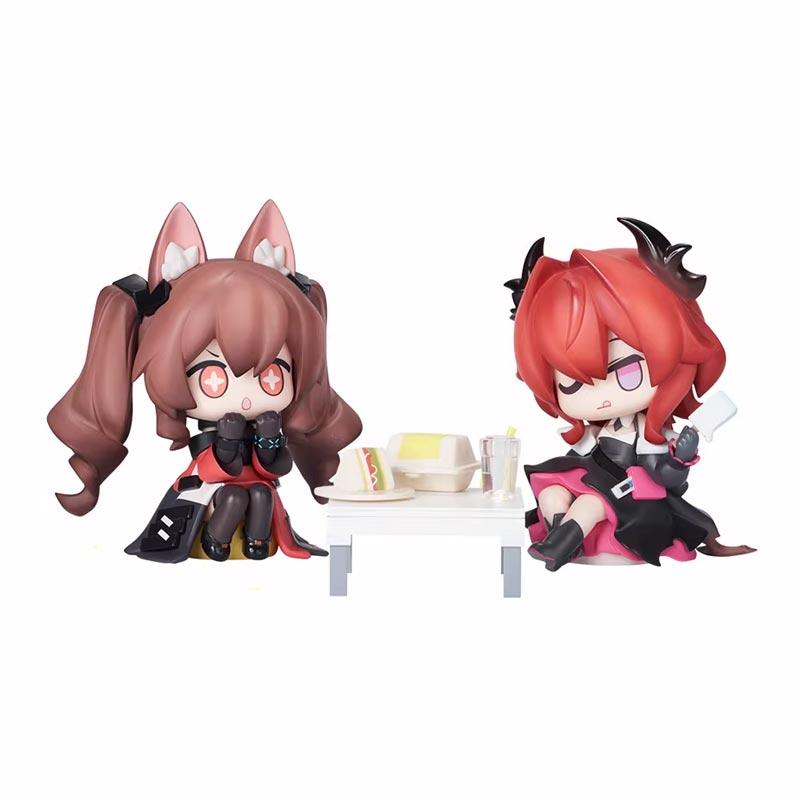 アークナイツ エンドフィールド / Chacha Qバージョン フィギュア / ジルベルタ & レヴァテイン セット