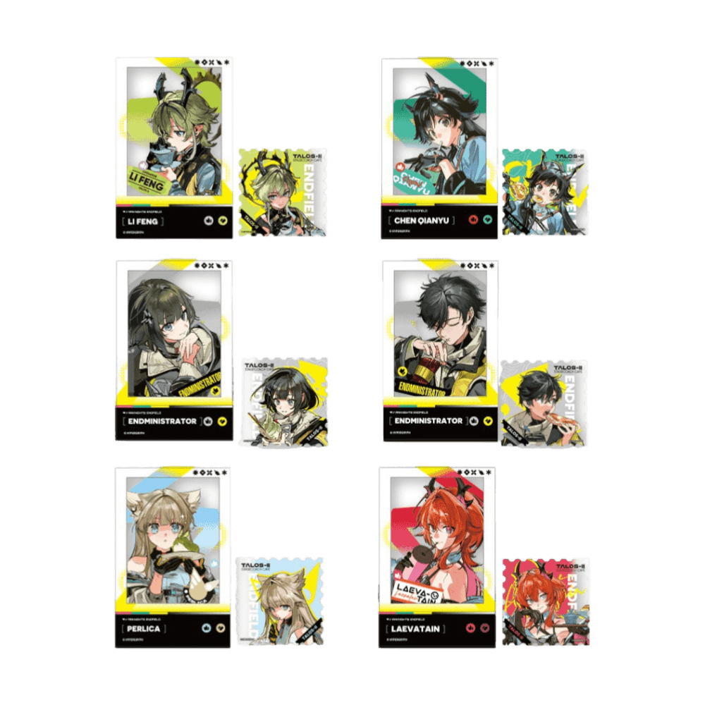 엔드필드 굿즈 / PrismLand 콜라보 폴라로이드 우표 세트