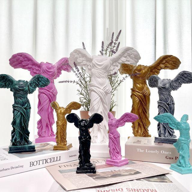 アートボックス モリアート 勝利の女神ニケ 彫刻 石膏像 小型15cm