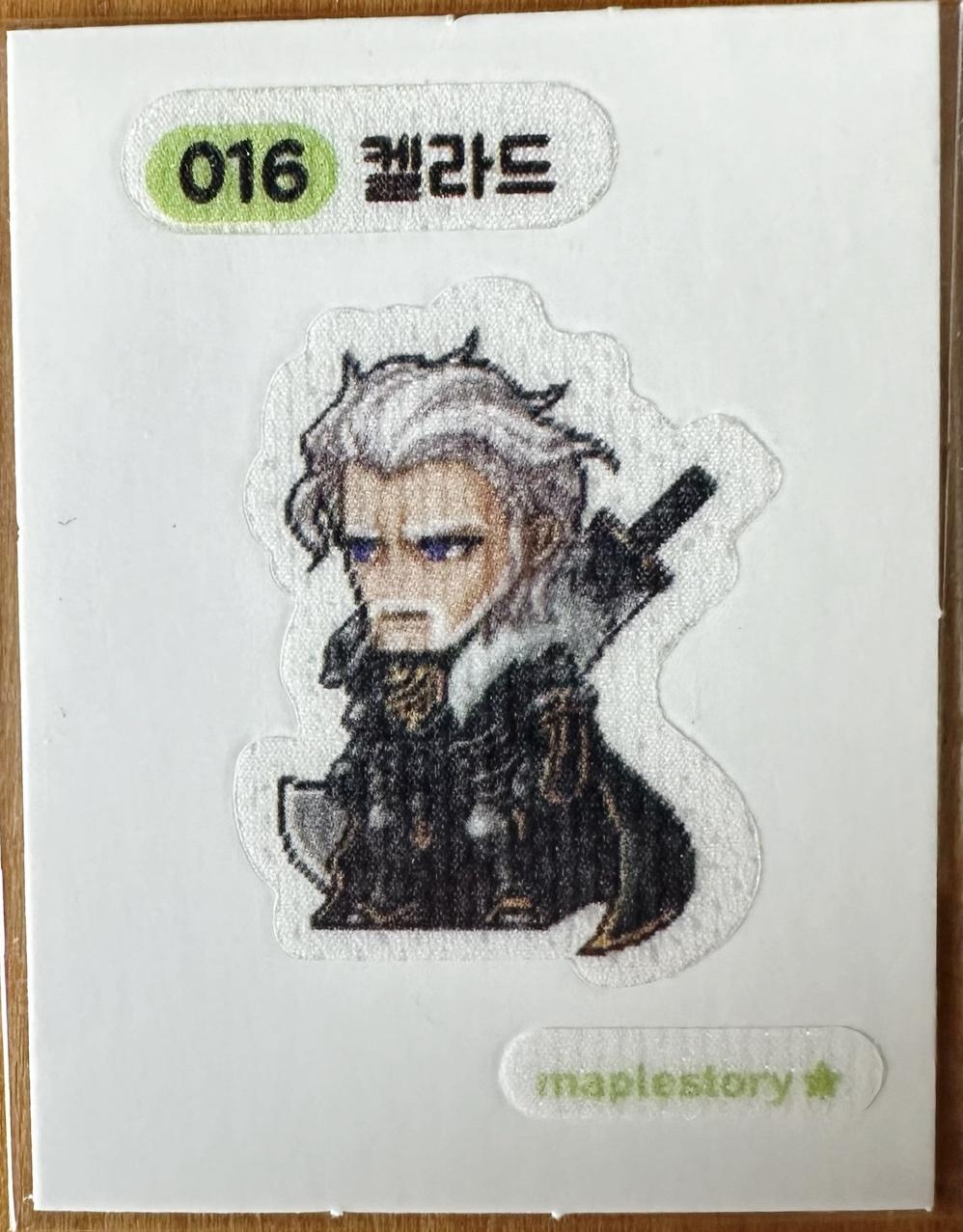 メープルパン 띠부씰 켈ラド 016 Maple シール