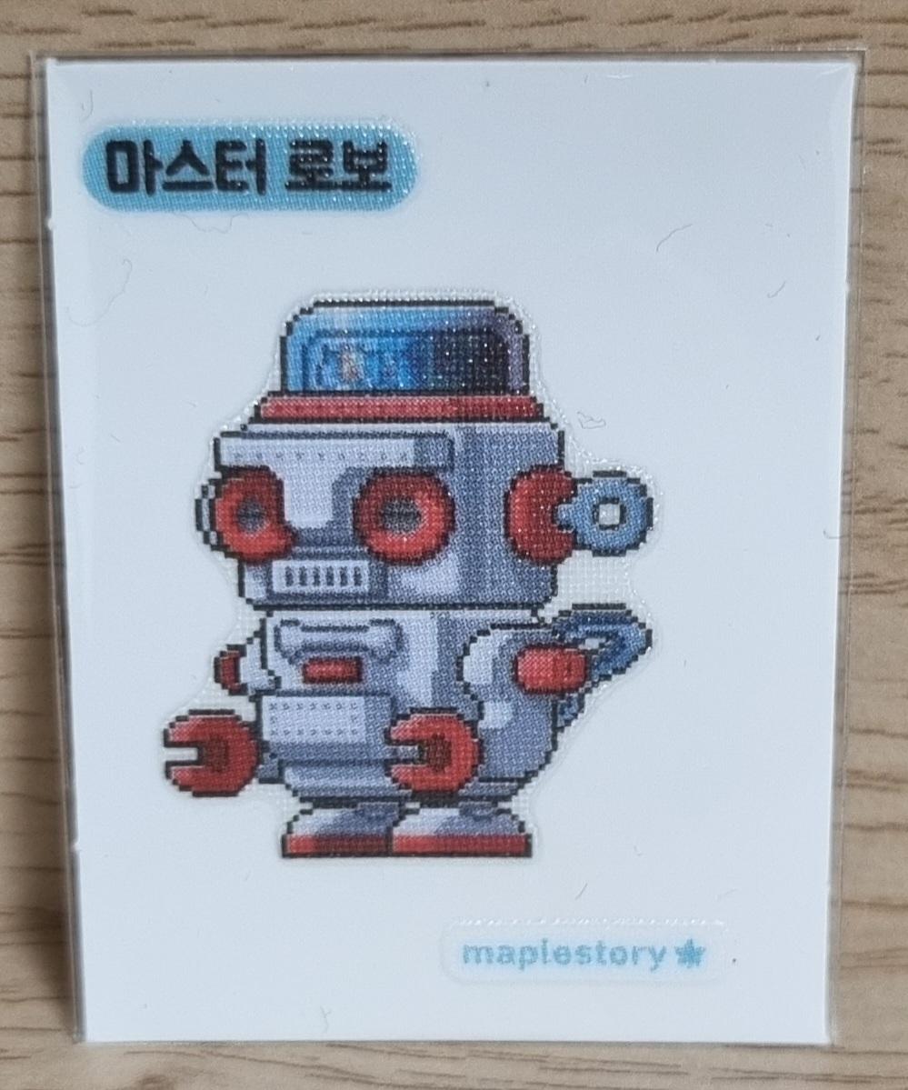 メープルパン 띠부씰 マスターロボ Maple シール