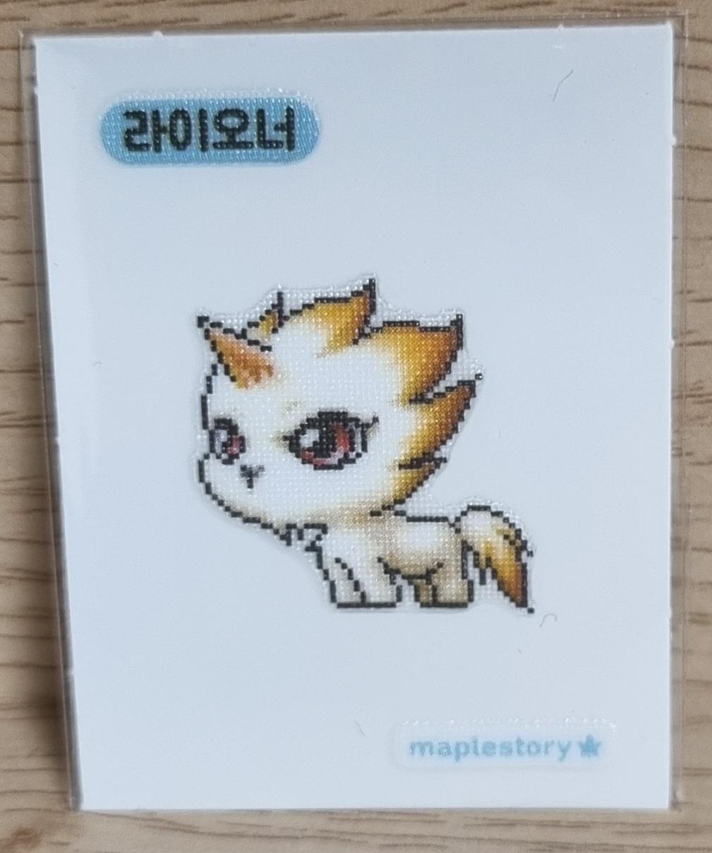 メープルパン 띠부씰 ライオナー Maple シール