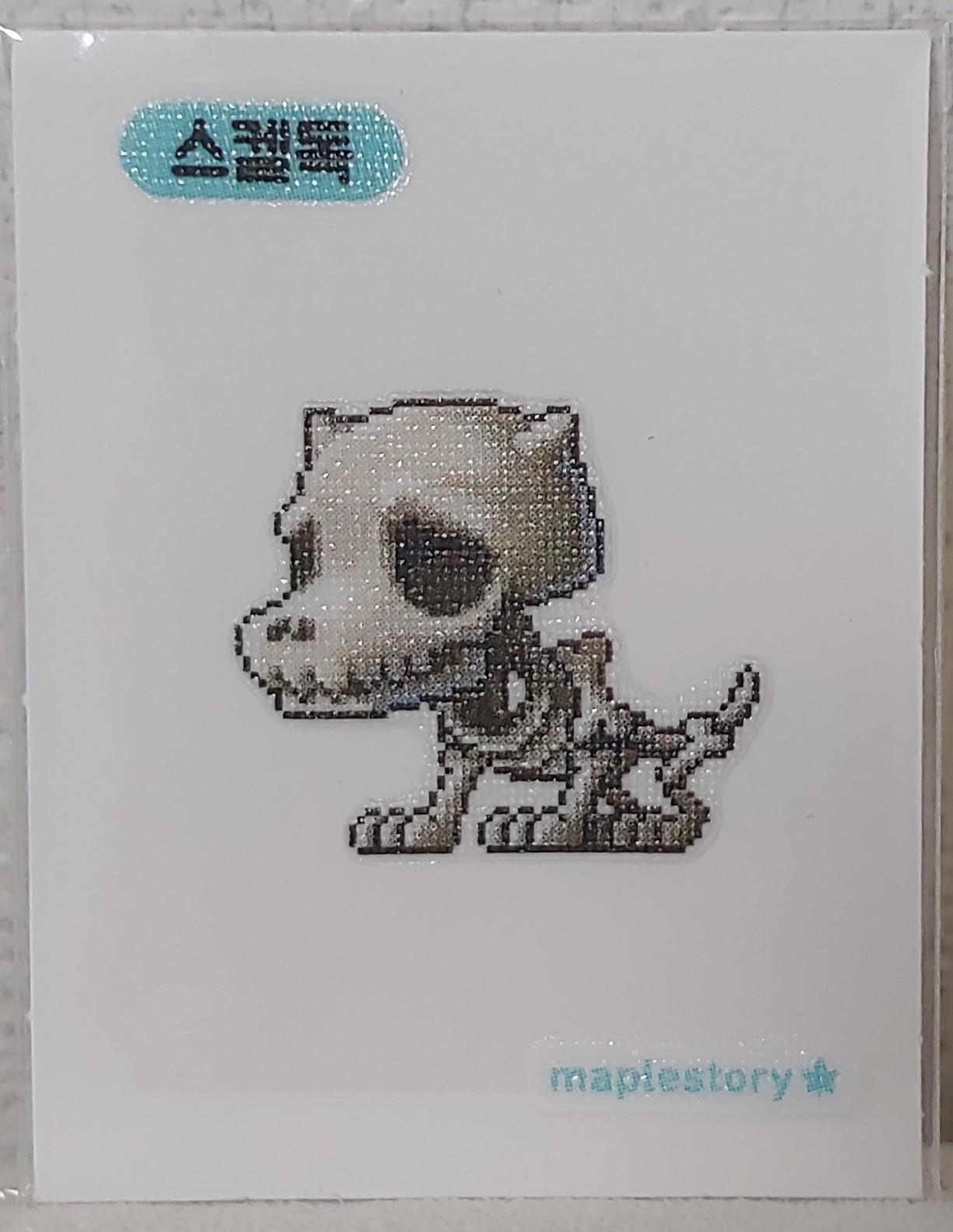 メープルパン 띠부씰 スケルトンフロッグ メイプル シール