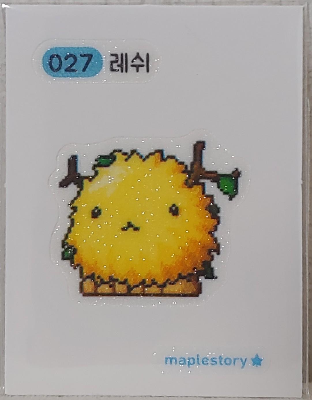 メープルパン 띠부씰 レッシュ 027 メイプル シール