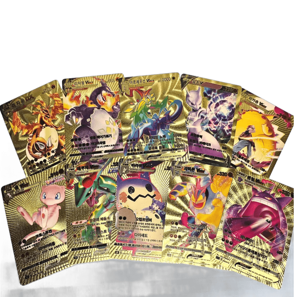 ポケモンカード アルセウス 黒リザードン ミュウツー リザードン ピカチュウ 限定版 テラスタル 韓国語 ゴールドカード 55pcs