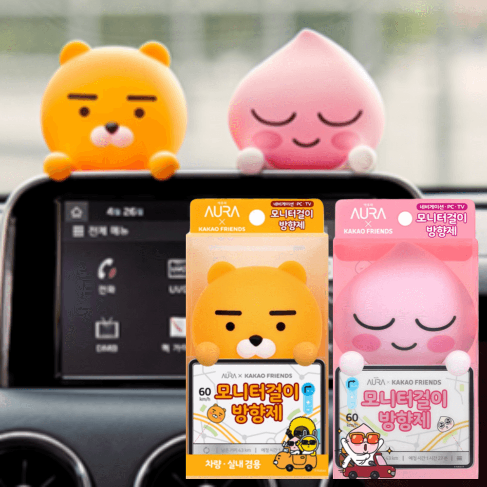 1+1 カカオ (Kakao) モニター搭載型風見鶏 車載用リフィル (ライアン, アピーチ, ナビゲーション)