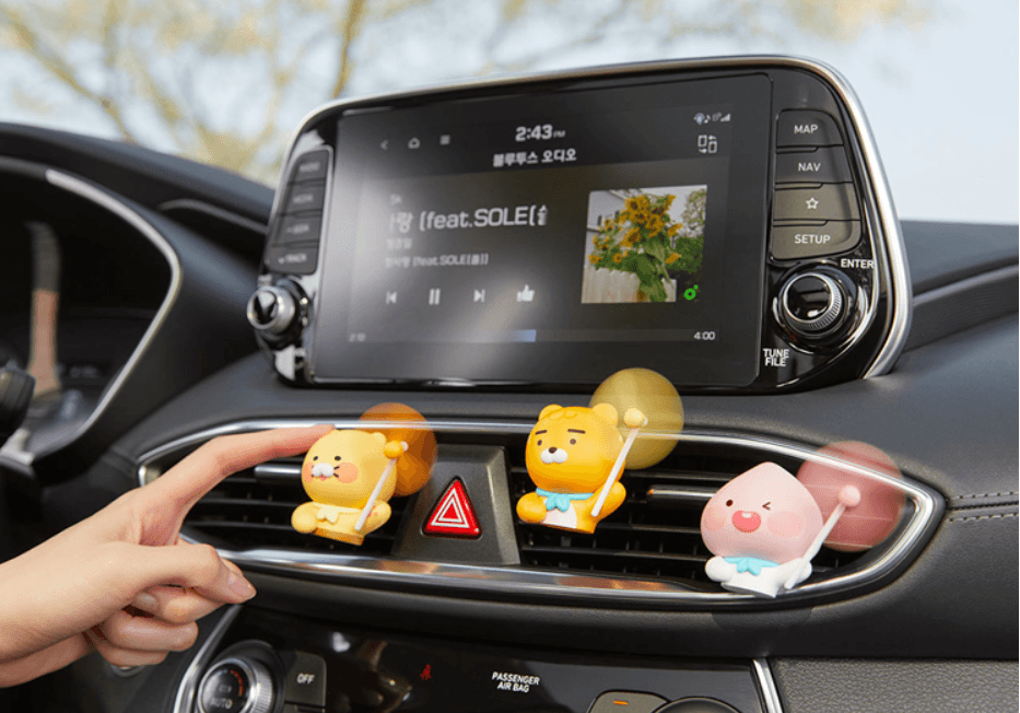 カカオフレンズ 風車 チュンシギ 車載用芳香剤 新車プレゼント