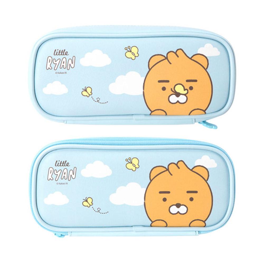 カカオフレンズ リトル スリムペンケース ライアン 大学生筆箱 小学校入学祝い 中学生 高校生